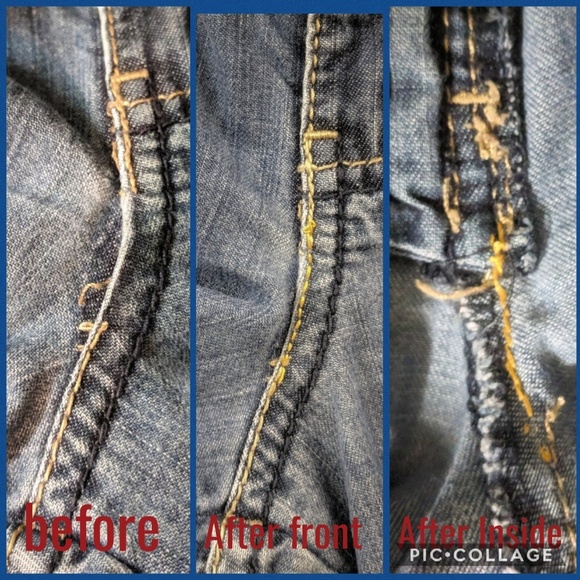 Calvin Klein Jeans Chambray Denim Shorts size 8 - Picture 5 of 7